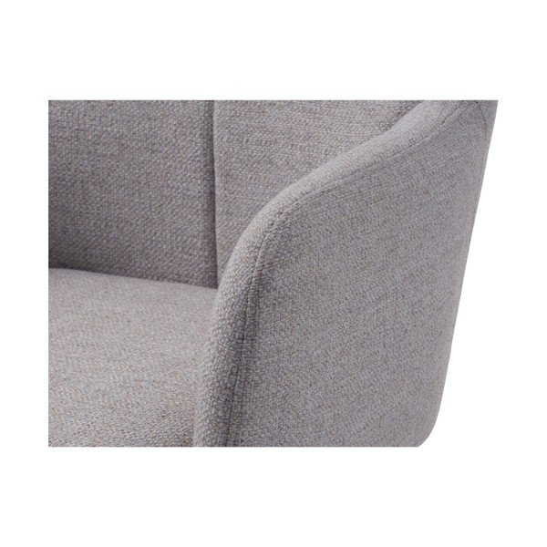 Poltrona da relax grigio chiaro girevole Manning – Unique Furniture-image-1