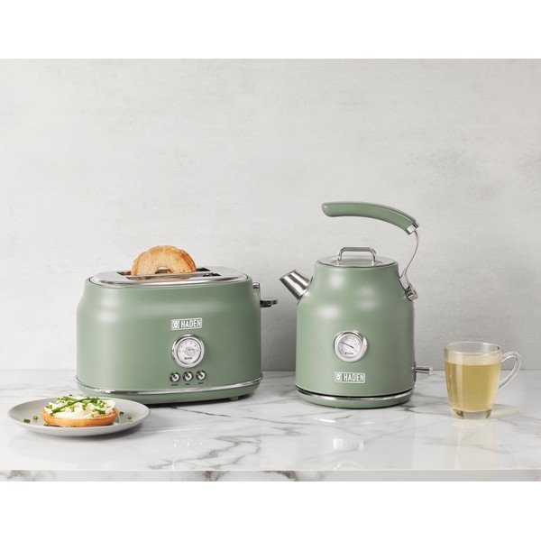 Bollitore verde in acciaio inox 1,7 l Dorset – Haden-image-3
