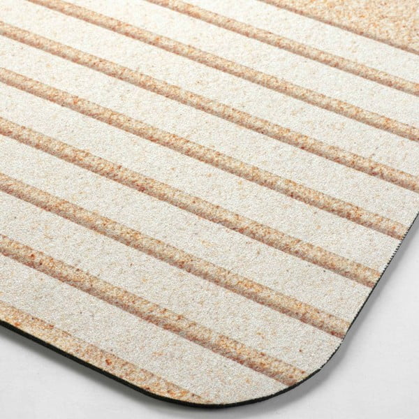 Tappetino per il bagno marrone chiaro 50x80 cm Adriel – douceur d'intérieur-image-3