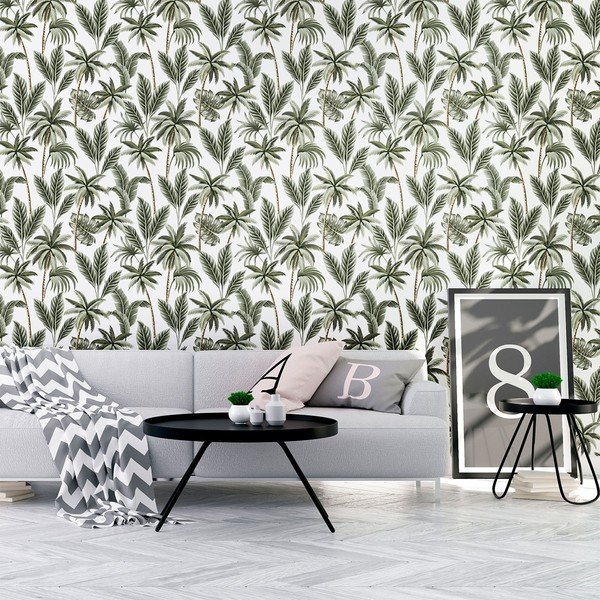 Adesivo murale decorativo Foglie, 60 x 60 cm - Ambiance-image-1
