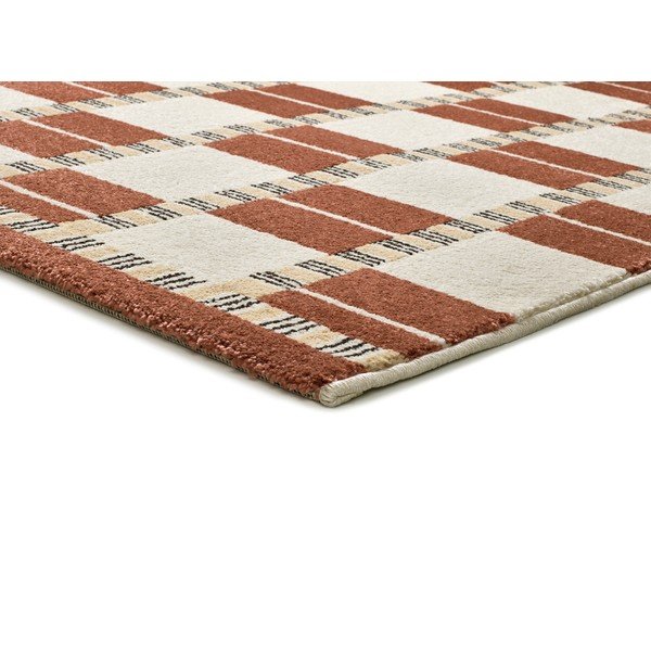 Tappeto beige/color terracotta 160x230 cm Astra – Universal-image-2