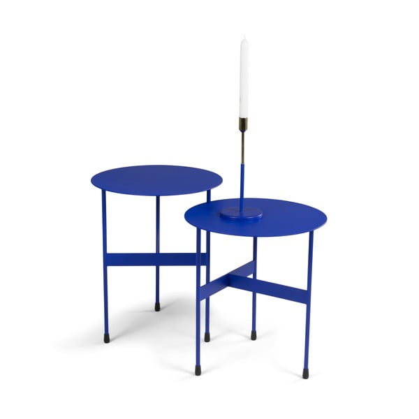 Tavolino rotondo in metallo ø 45 cm Mira – Spinder Design-image-2