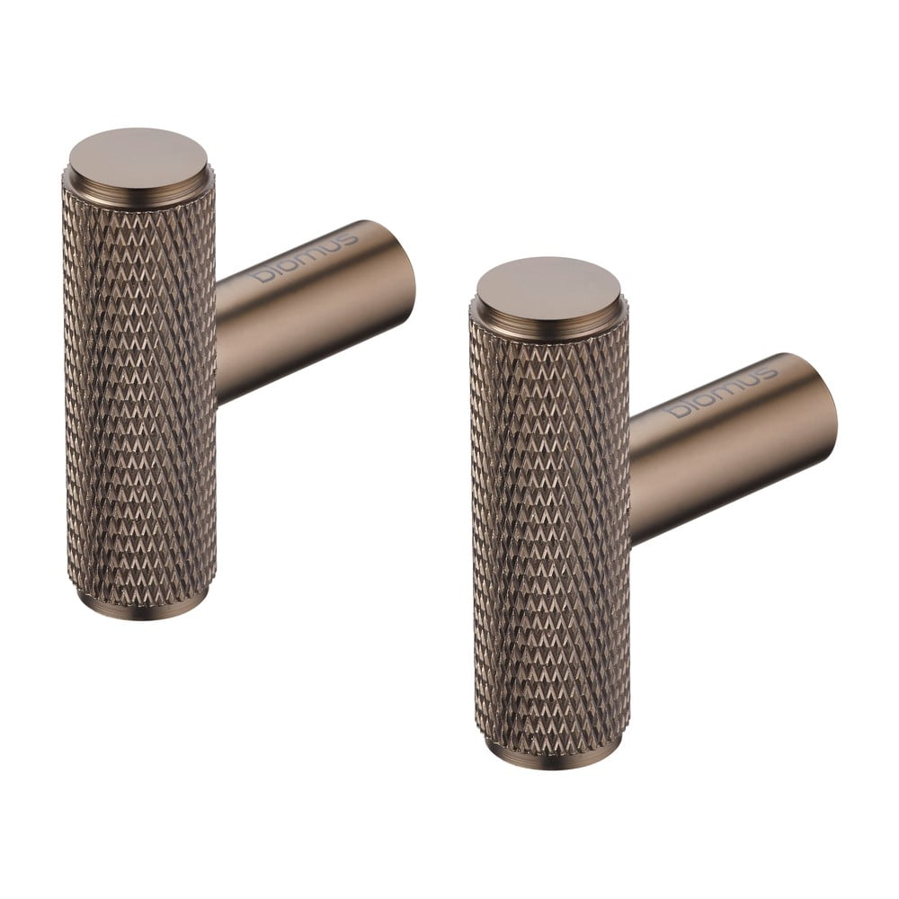 Set di ganci da parete grigi in metallo 2 pz Rof – Blomus | Ganci