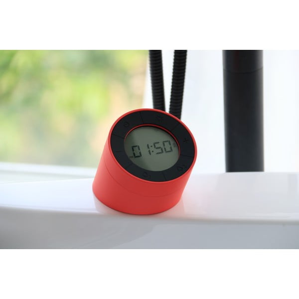 Sveglia rossa con display LED Edge The Edge - Gingko-image-4