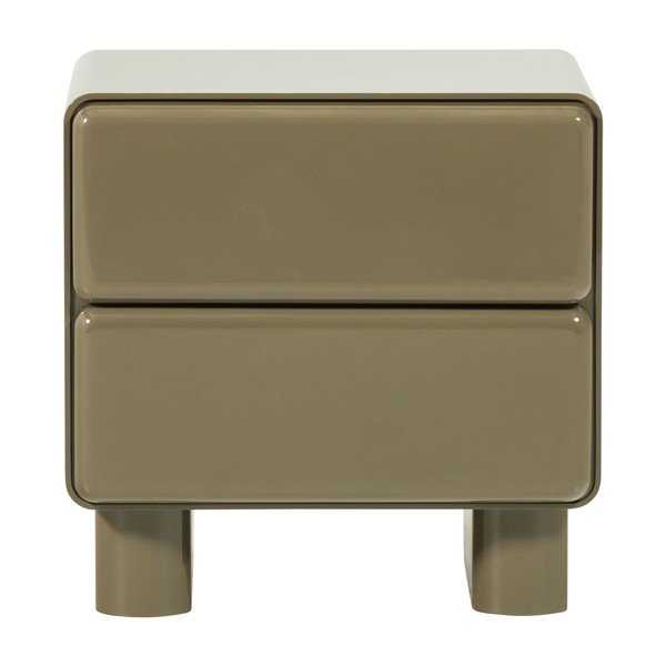 Comodino verde lucido Lustra – WOOOD