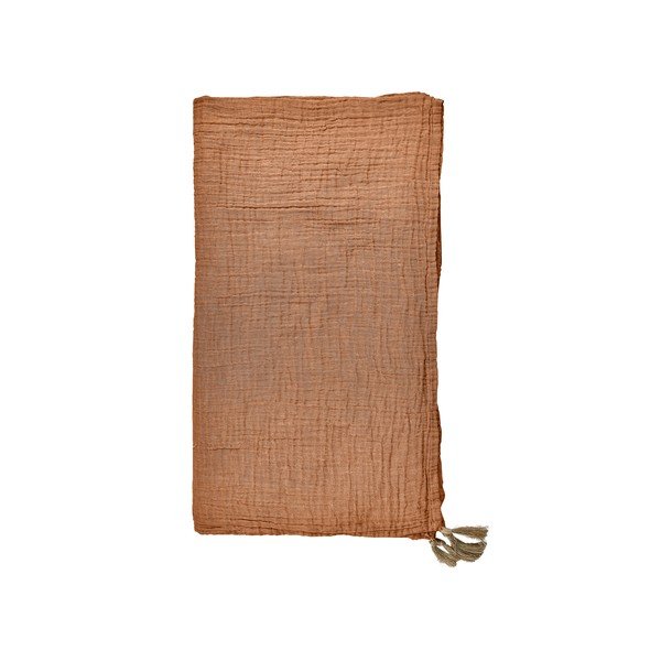 Copriletto singolo in cotone arancione 260x150 cm Poetry - Södahl