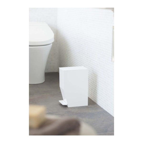 Cestino da bagno bianco , 390 ml Tower - YAMAZAKI-image-1
