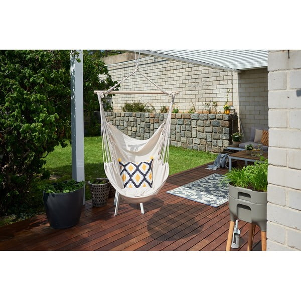 Poltrona da giardino imbottita color crema Tobago - Garden Pleasure-image-4