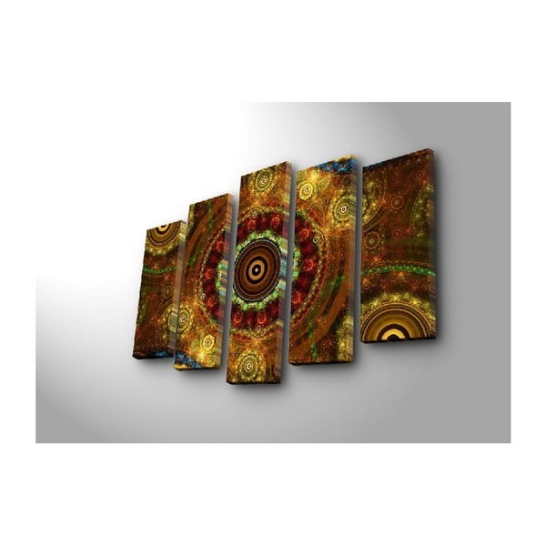Quadro multiplo Boho, 105 x 70 cm - Wallity-image-3