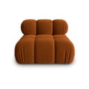 Modulo divano in velluto arancione (parte centrale) Bellis - Micadoni Home