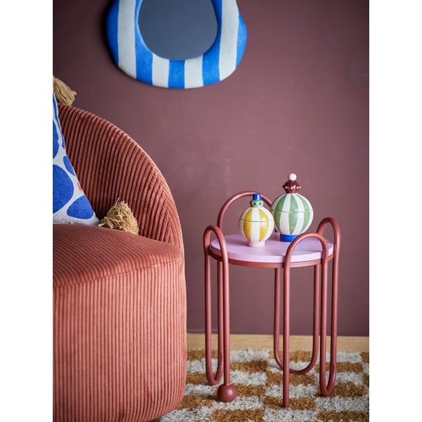 Tavolino rotondo in metallo ø 30,5 cm Whimsica – Bloomingville-image-1