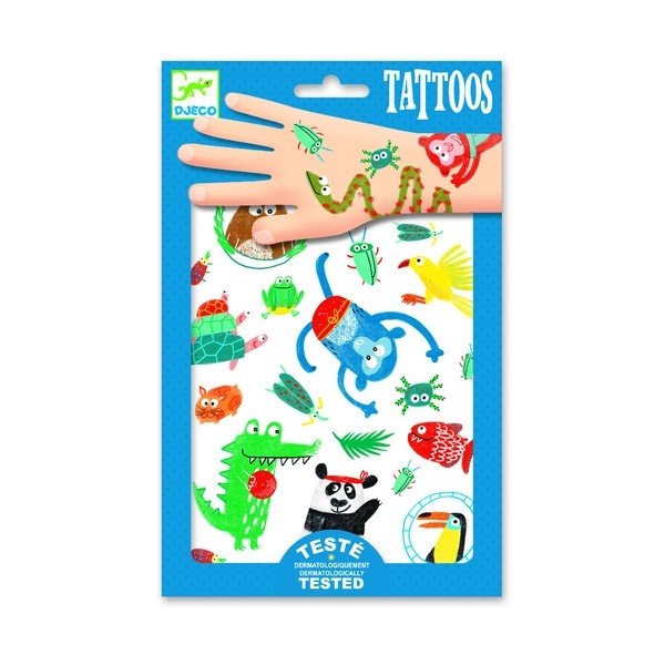 Tatuaggi per bambini Jungle - Djeco-image-2