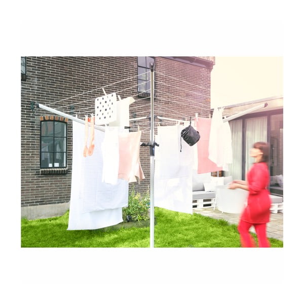 Stendino da giardino argentato 60 m Lift-o-Matic Advance – Brabantia-image-3