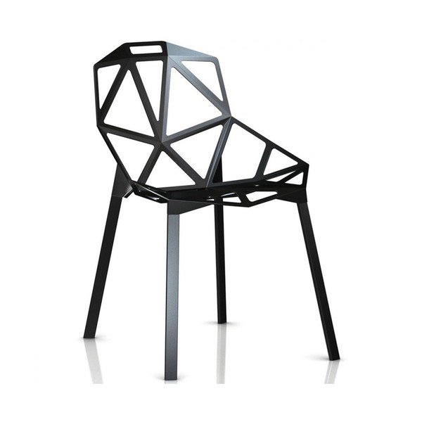 Sedia da pranzo nera One - Magis-image-2