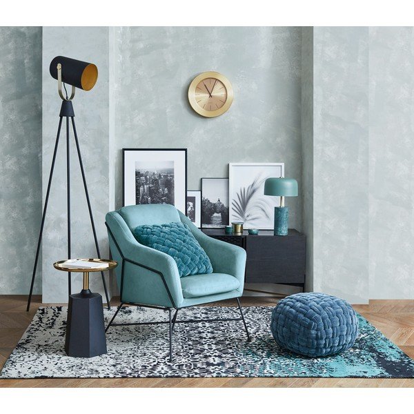 Tavolino nero , ø 37 cm Plamp - Kave Home-image-1