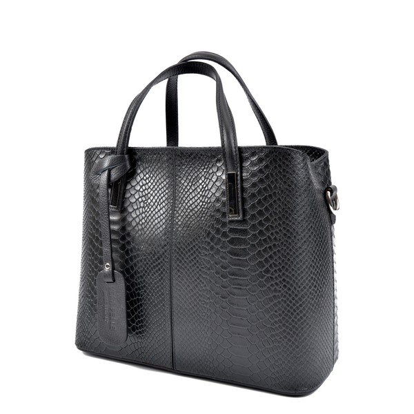 Borsa in pelle nera Lucy - Roberta M-image-2