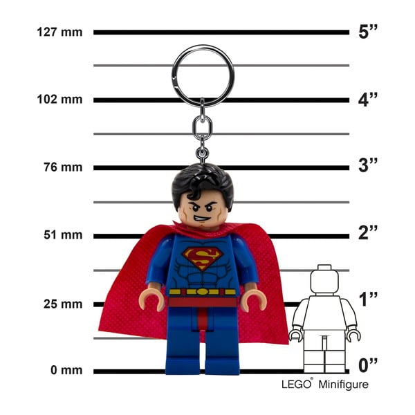 Portachiavi con torcia Superman - LEGO®-image-2