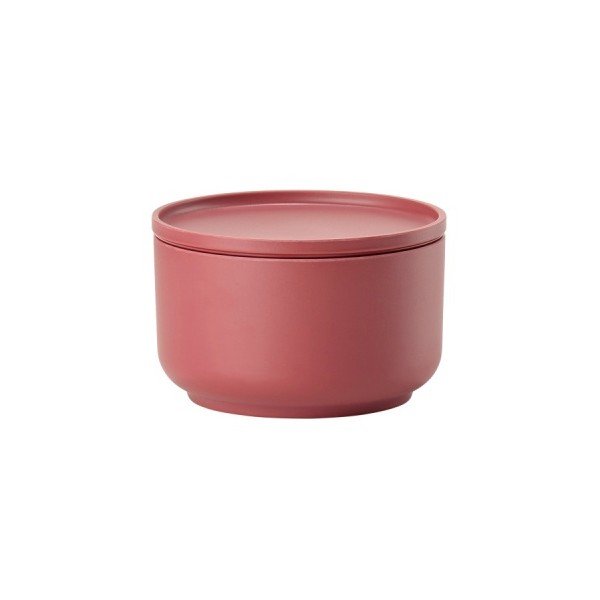 Červená servírovací miska s víkem Zone Peili, ⌀ 12 cm