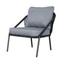 Sedia da giardino nera North - Bonami Selection