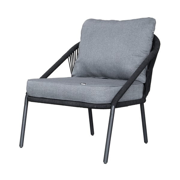 Sedia da giardino nera North - Bonami Selection