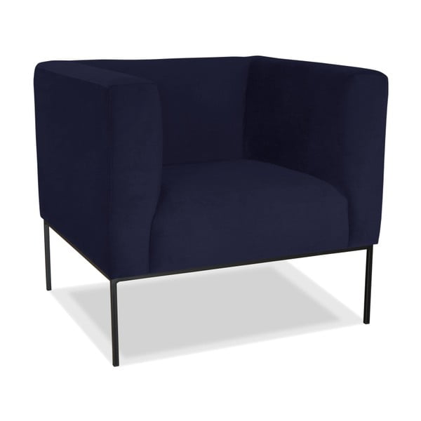 Tmavě modré křeslo Windsor & Co. Sofas Neptune-image-1