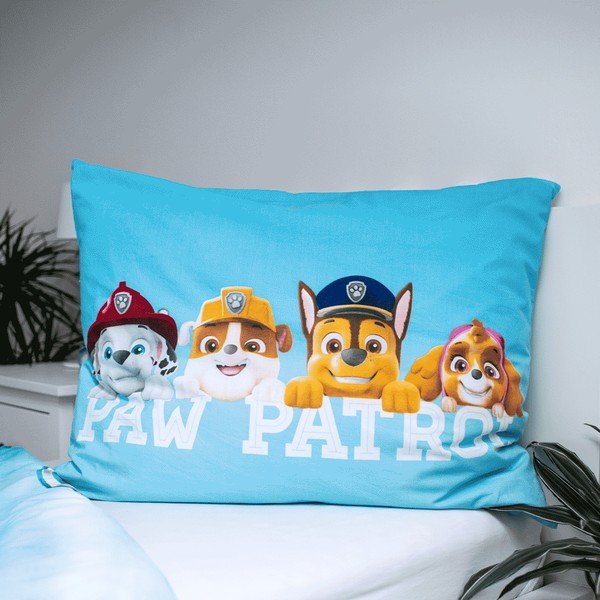 Biancheria da letto singola in cotone per bambini con effetto luminoso 140x200 cm Paw Patrol - Jerry Fabrics-image-3