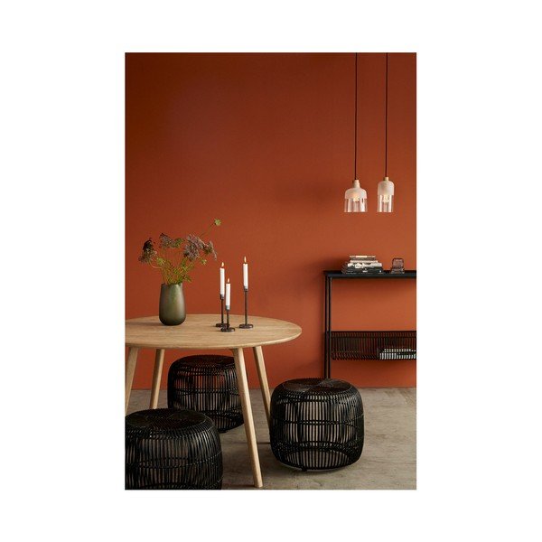 Consolle nera con scomparto per riviste Birthe, lunghezza 100 cm - Hübsch-image-1