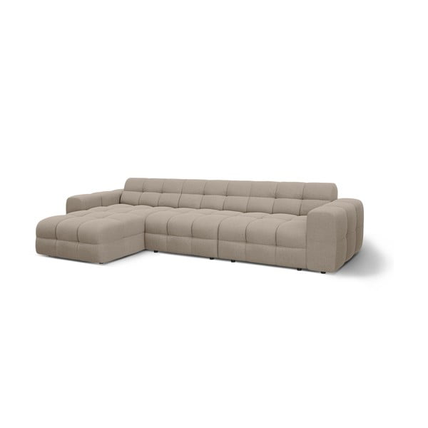 Divano angolare marrone (con penisola a sinistra/con chaise lounge) Kendal – Micadoni -image-3