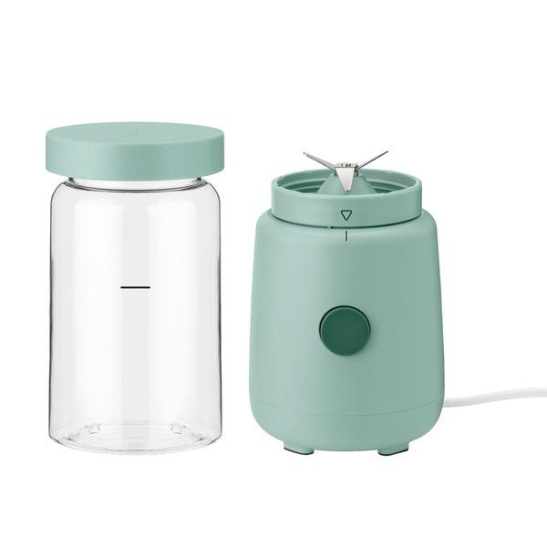 Mixer frullatore da tavolo verde chiaro in plastica Foodie – RIG-TIG-image-2