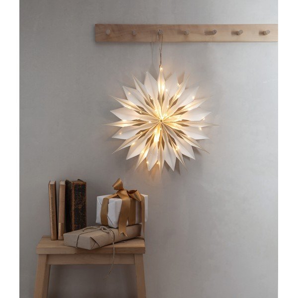 Decorazione luminosa bianca con motivo natalizio Flinga - Star Trading-image-2