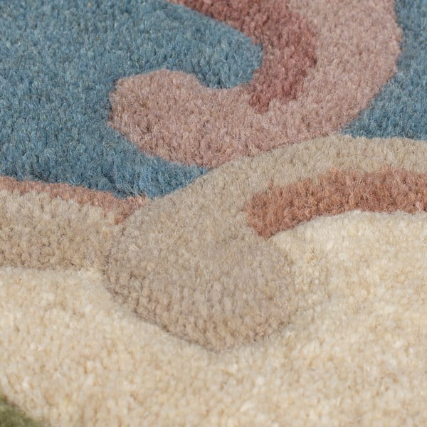 Tappeto in lana blu 120x180 cm Aubusson - Flair Rugs-image-3