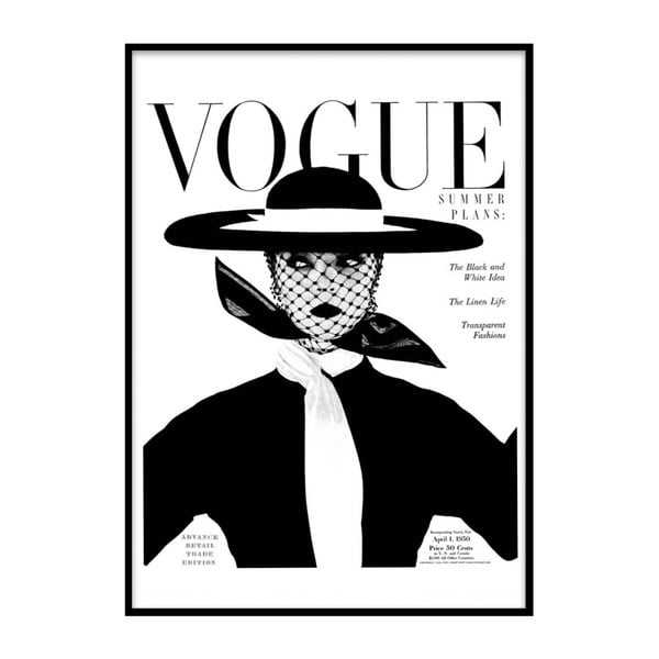 Poster in cornice Vogue, 30 x 20 cm Vouge - Piacenza Art