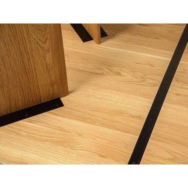 Tavolo da pranzo in rovere massiccio 100x200 cm Charlotte – Micadoni -image-2