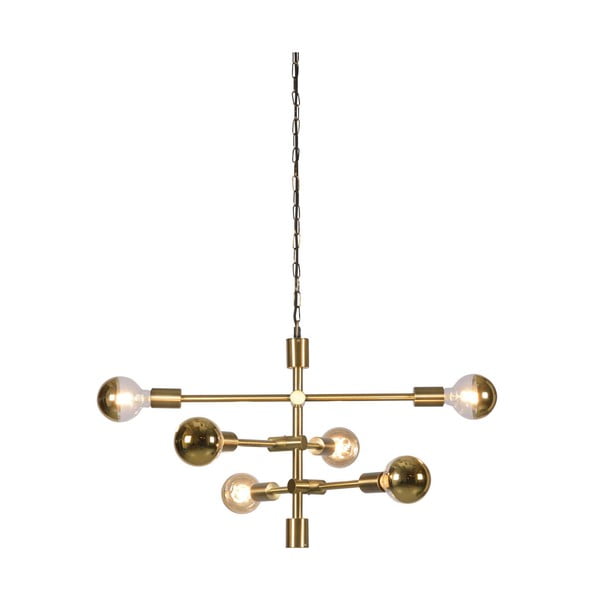 Lampada a sospensione color oro con paralume in vetro ø 60 cm Nashville - it's about RoMi-image-2