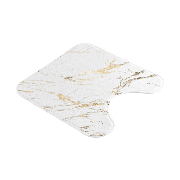 Tappetino per il bagno bianco/dorato 45x45 cm Aquamarbre – douceur d'intérieur