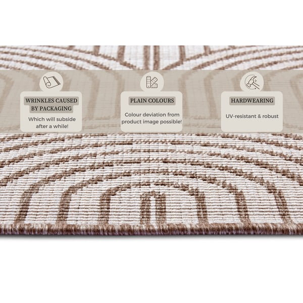 Tappeto marrone per esterni 160x230 cm Pangli Linen - Hanse Home-image-4