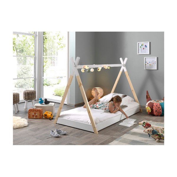 Letto bianco per bambini , 90 x 200 cm Tipi - Vipack-image-1