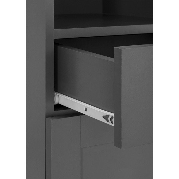 Mobile da bagno grigio , 32 x 180 cm Kira - Støraa-image-1