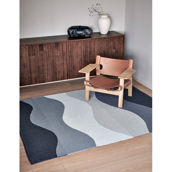 Tappeto da interno/esterno blu 70x100 cm Urvi Water – Pappelina-image-3