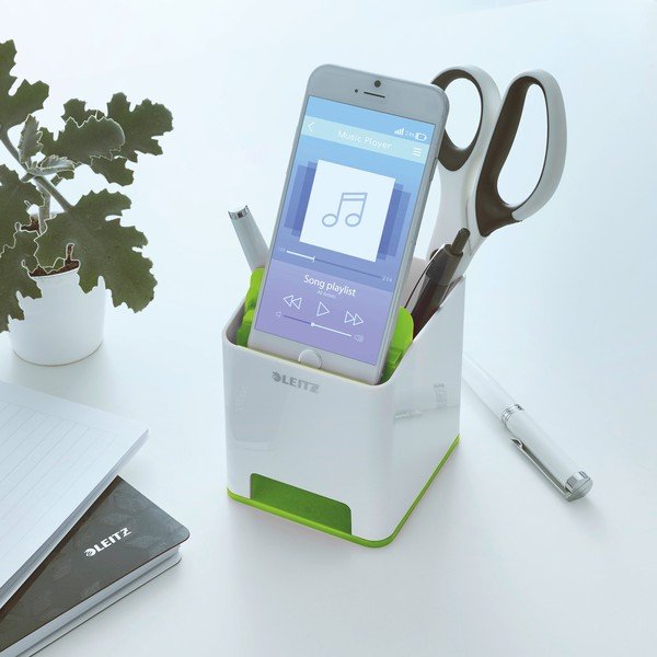 Portamatite bianco-verde WOW - Leitz-image-1