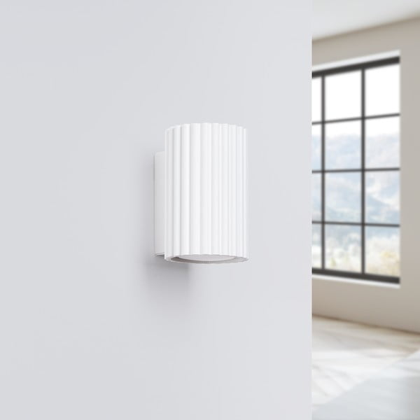Lampada da parete bianca Gleam – Sollux-image-3