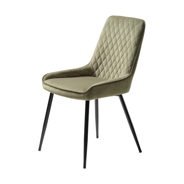 Sedia da pranzo in velluto verde Milton - Unique Furniture-image-2