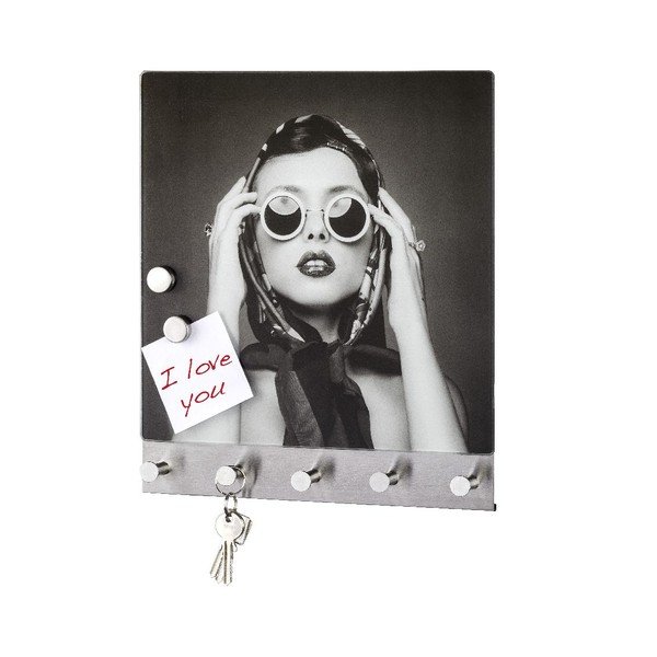 Magnetický věšák na kabáty Wenko Retro Girl