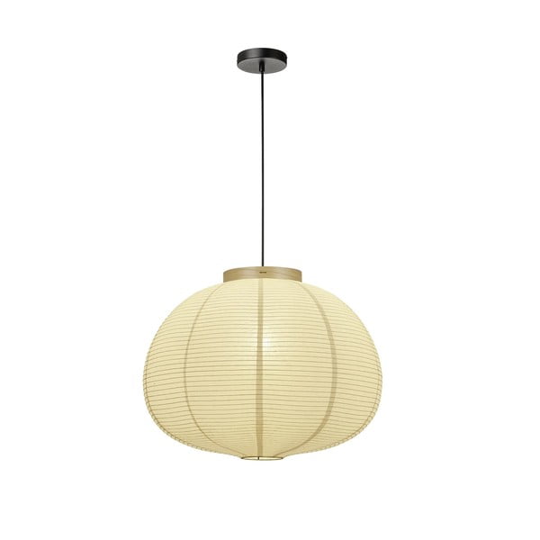 Lampadario bianco con paralume in carta ø 60 cm Kami – Blomus-image-3