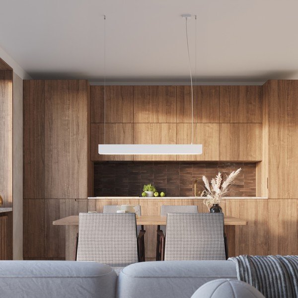 Lampadario LED bianco in metallo Nebula – Sollux-image-3