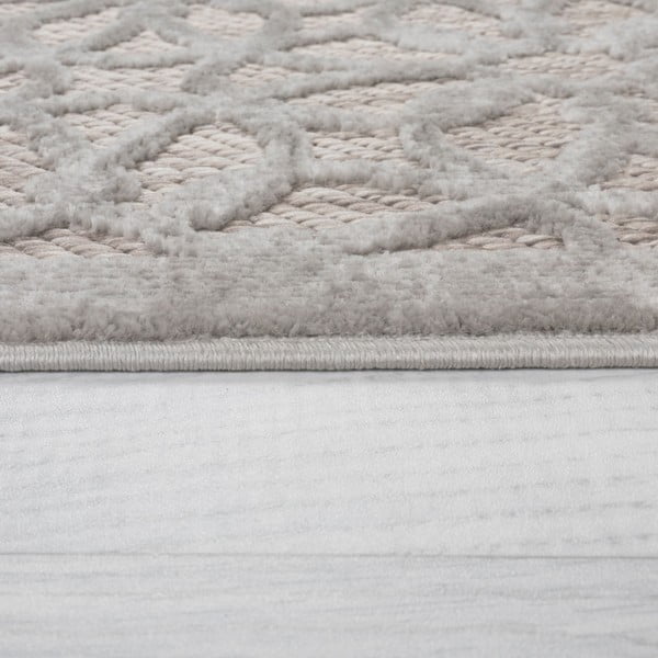 Tappeto grigio per esterni 66x230 cm Argento - Flair Rugs-image-3