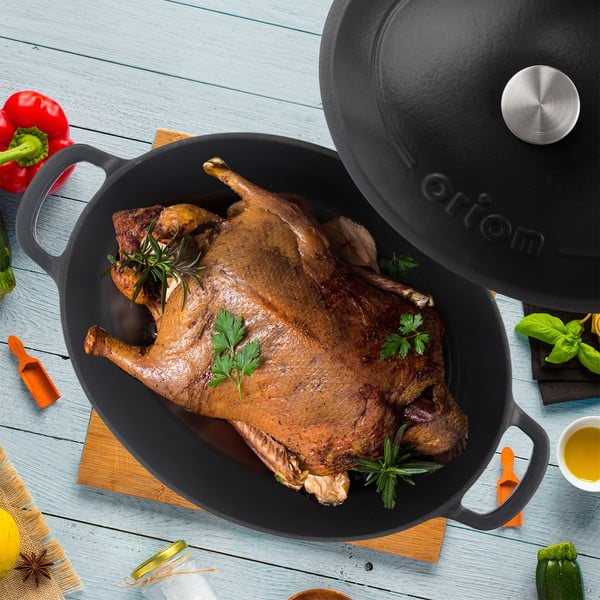 Teglia da forno in ghisa 27x42 cm LITINA SMALT - Orion-image-1