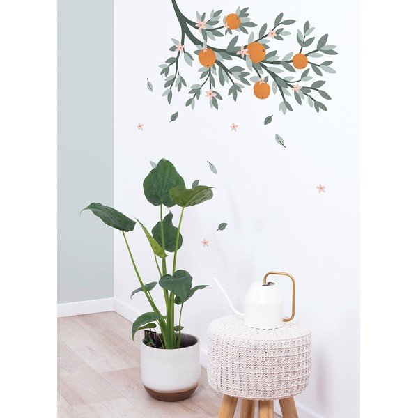 Foglio adesivo 54x80 cm Oranges On A Branch - Lilipinso-image-1