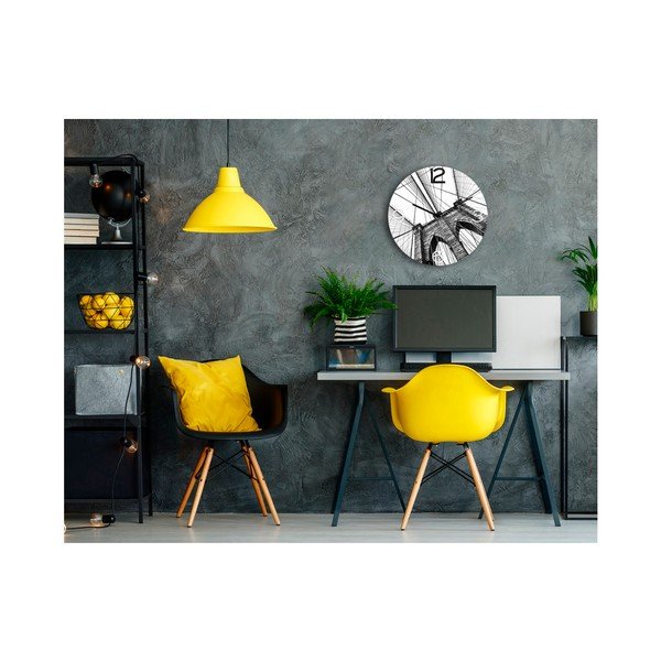 Orologio da parete Glassclock Brooklyn, ⌀ 30 cm - Styler-image-2