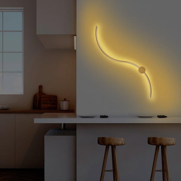 Lampada da parete a LED di colore oro Uyan - Opviq lights-image-4